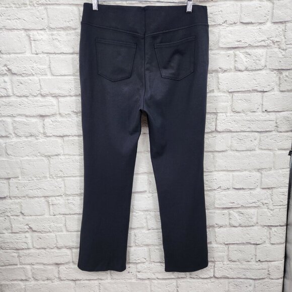 Soft Surroundings Women's Pull On Black Straight Leg Pants Size Petite Medium - Picture 4 of 14